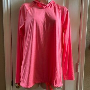 Women’s under armour hooded LS shirt sz medium